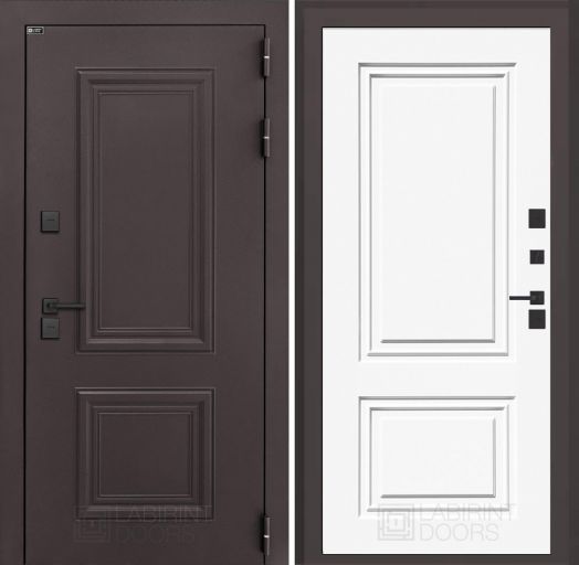 Входная дверь Лабиринт Полярис Лайт - 26 Эмаль с терморазрывом