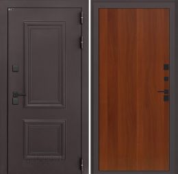 Входная дверь Лабиринт Полярис Лайт - 05 Итальянский орех с терморазрывом