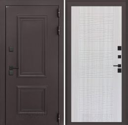 Входная дверь Лабиринт Полярис Лайт - 06 Сандал белый с терморазрывом