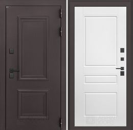 Входная дверь Лабиринт Полярис Лайт - 03 Белый софт с терморазрывом