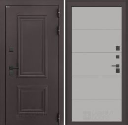 Входная дверь Лабиринт Полярис Лайт - 13 Грей софт с терморазрывом