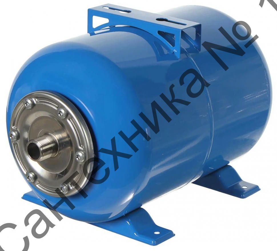 Бак расширительный для водоснабжения 80 л, горизонтальный TIM