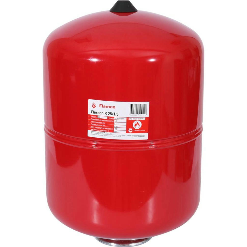 Бак расширительный для отопления Flexcon R 25л/1,5, 6 бар Flamco