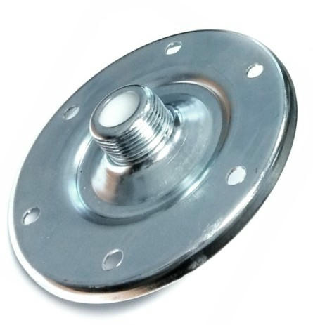 Контрфланец со штуцером 3/4 D 140 нерж Wester