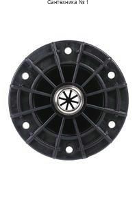 Контрфланец со штуцером 1" D145, пластиковый TIM