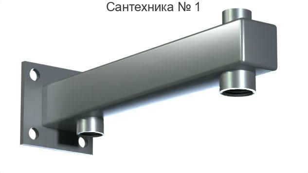 Консоль крепления мембранного бака WC-1 с 1 отводом, нержавеющая сталь Warme