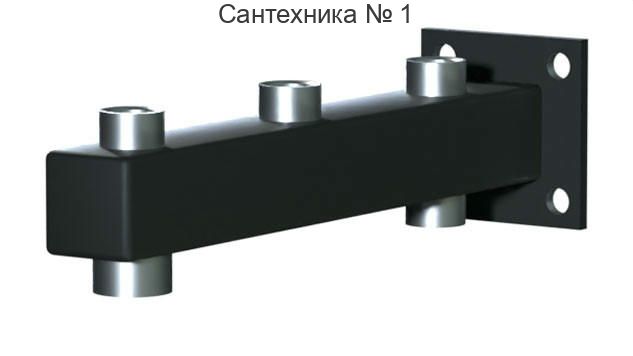 Консоль крепления мембранного бака WCB-2 с 3 отводами Warme