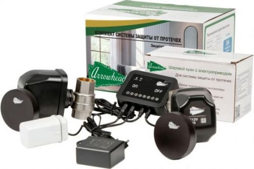 Система контроля протечек 1" с беспроводными датчиками Arrowhead