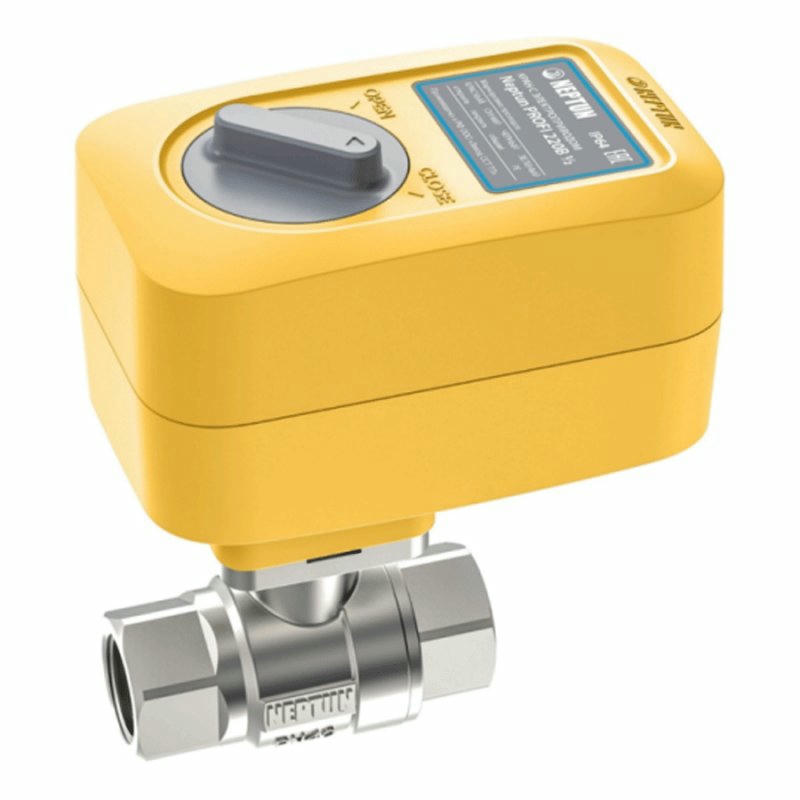 Кран шаровый с электроприводом Neptun Profi 220 В 3/4"
