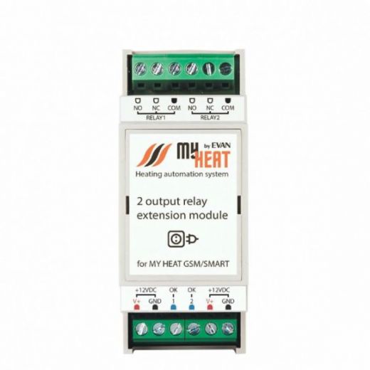 Блок реле на 2 выхода MY HEAT для GSM и SMART Эван