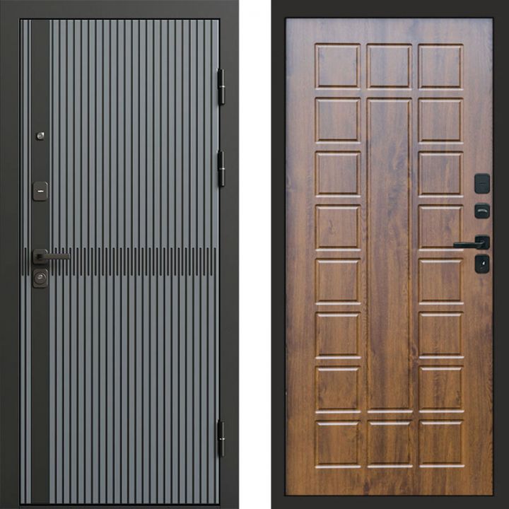 Входная дверь Termo-door Граунд Грей - Престиж Дуб