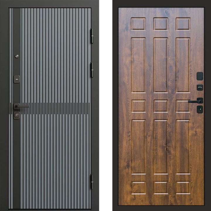 Входная дверь Termo-door Граунд Грей - Спарта Дуб
