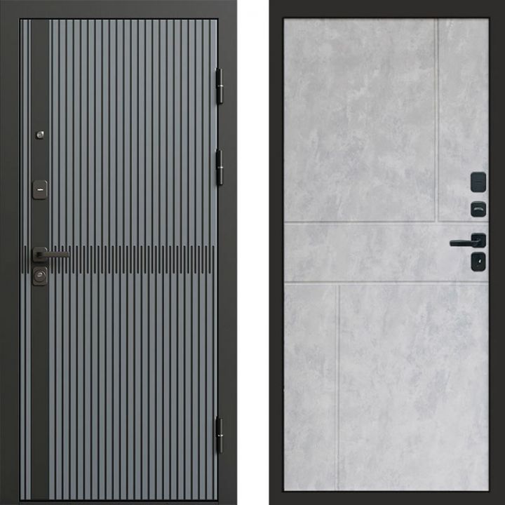 Входная дверь Termo-door Граунд Грей - Горизонт Бетон светлый