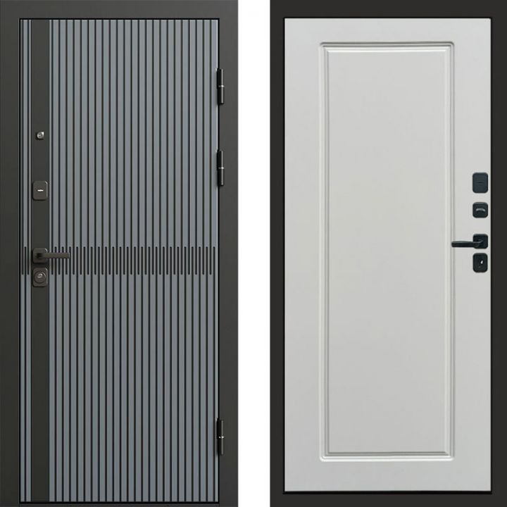 Входная дверь Termo-door Граунд Грей - Гранд Белый софт