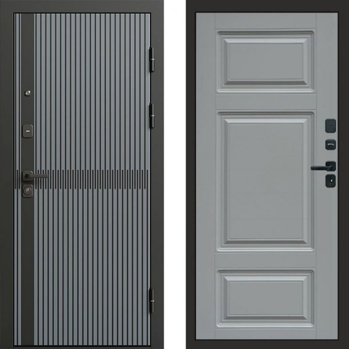 Входная дверь Termo-door Граунд Грей - Лион Грей софт