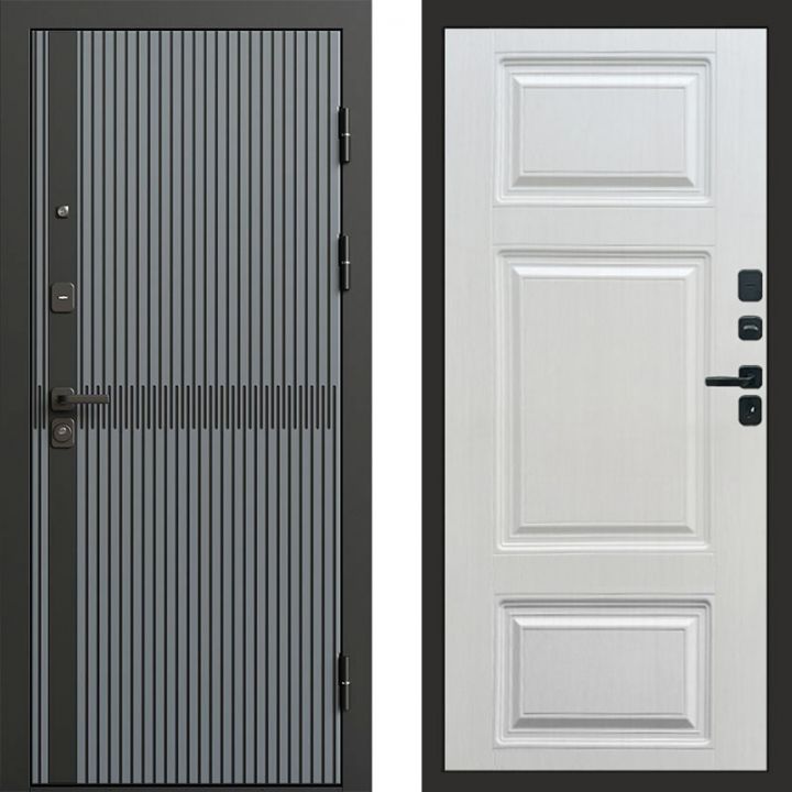 Входная дверь Termo-door Граунд Грей - Лион Лиственница