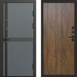 Входная дверь Termo-door Граунд Грей - FLAT Дуб