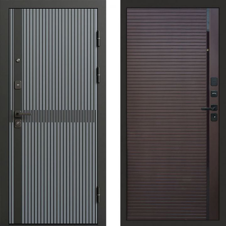 Входная дверь Termo-door Граунд Грей - Porte Шоколад