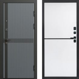 Входная дверь Termo-door Граунд Грей - Нео White