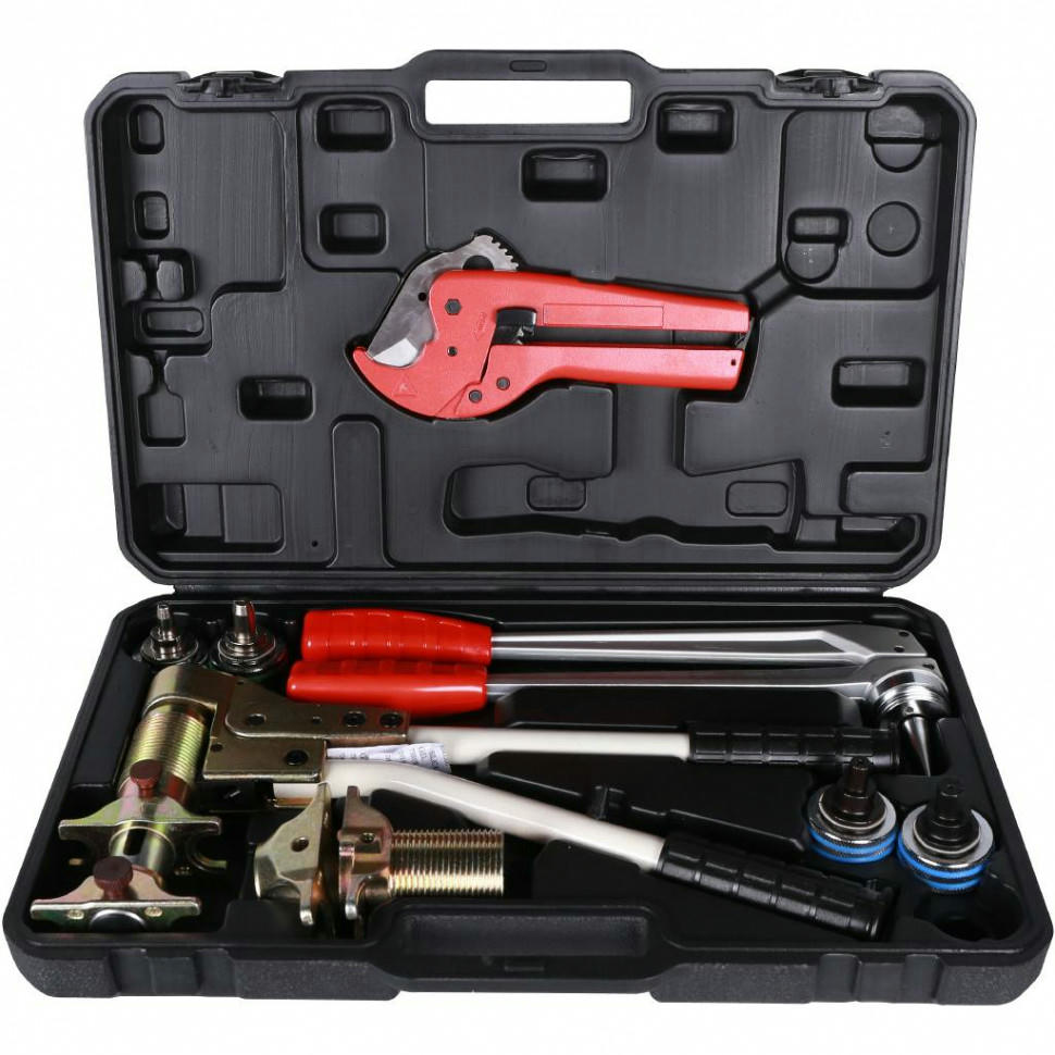 Универсальный комплект механического инструмента с 4 насадками STOUT