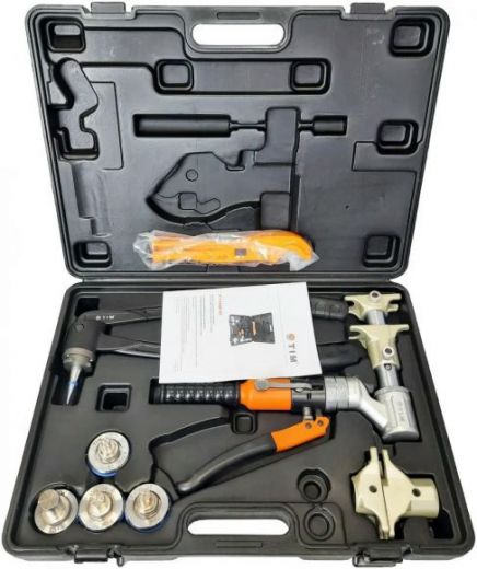 Комплект гидравлического инструмента для труб PEX и аксиальных фитингов TIM