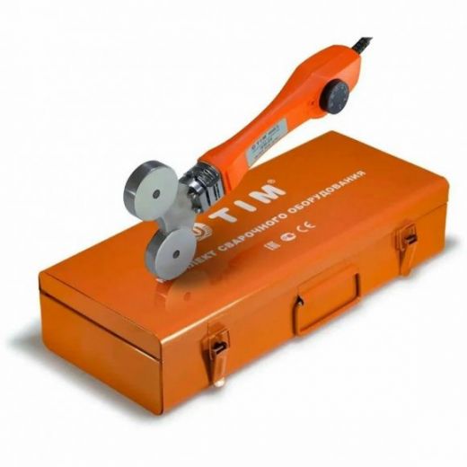 Сварочный аппарат для полипропиленовых труб и фитингов 20-40 мм, 4 насадки, 900 Вт TIM