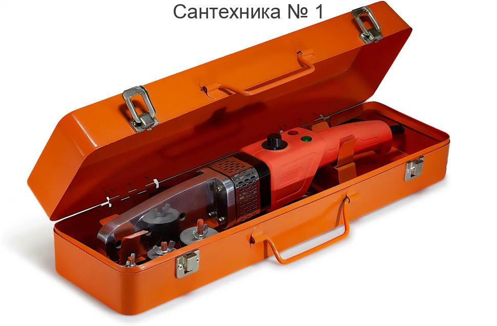 Сварочный аппарат для полипропиленовых труб и фитингов 20-32 мм, 3 насадки, 800 Вт TIM