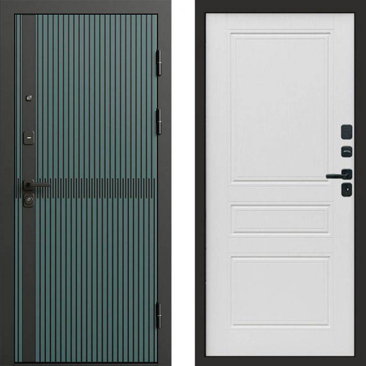 Входная дверь Termo-door Граунд velutto verde - Классика Лиственница