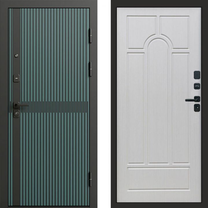 Входная дверь Termo-door Граунд velutto verde - Арка Лиственница