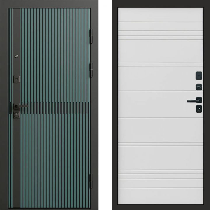 Входная дверь Termo-door Граунд velutto verde - White Line