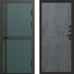 Входная дверь Termo-door Граунд velutto verde - Мастино Бетон темный