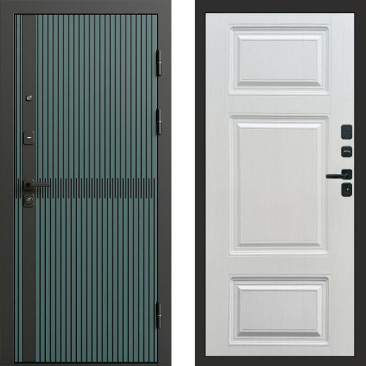 Входная дверь Termo-door Граунд velutto verde - Лион Лиственница