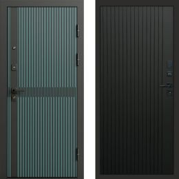 Входная дверь Termo-door Граунд velutto verde - FLAT Черный кварц