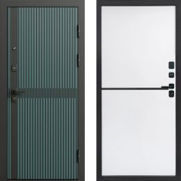 Входная дверь Termo-door Граунд velutto verde - Нео White