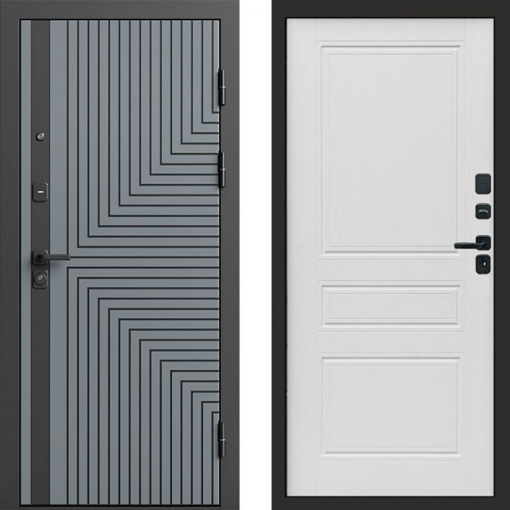 Входная дверь Termo-door Квантум Грей - Классика Лиственница