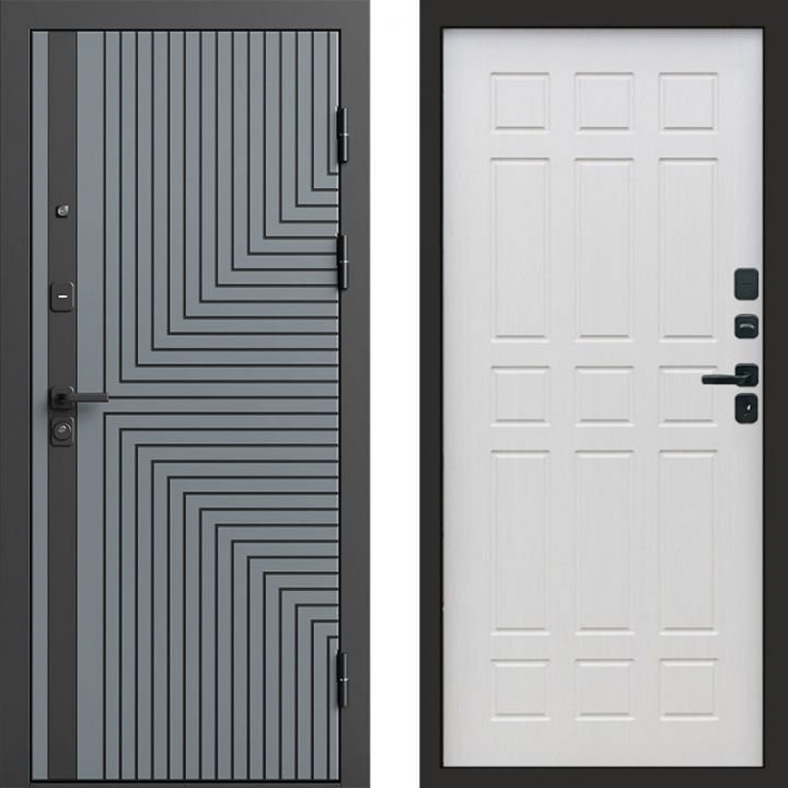 Входная дверь Termo-door Квантум Грей - Спарта Лиственница