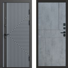 Входная дверь Termo-door Квантум Грей - Горизонт Бетон темный