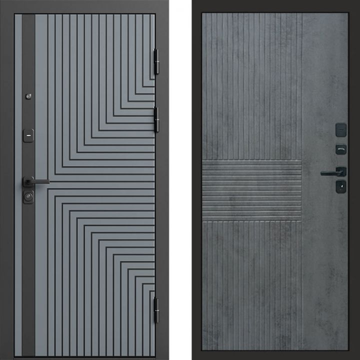 Входная дверь Termo-door Квантум Грей - Мастино Бетон темный