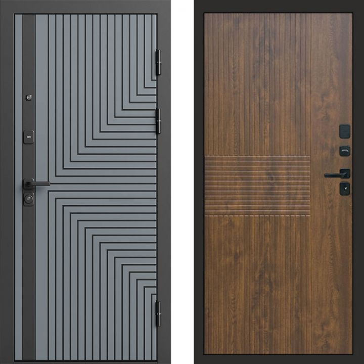 Входная дверь Termo-door Квантум Грей - Мастино Дуб