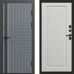 Входная дверь Termo-door Квантум Грей - Гранд Белый софт