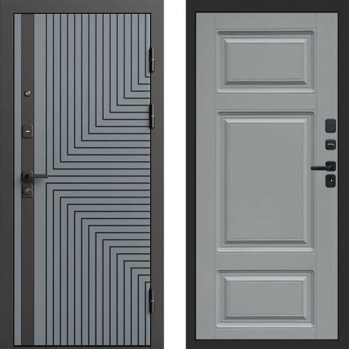 Входная дверь Termo-door Квантум Грей - Лион Грей софт