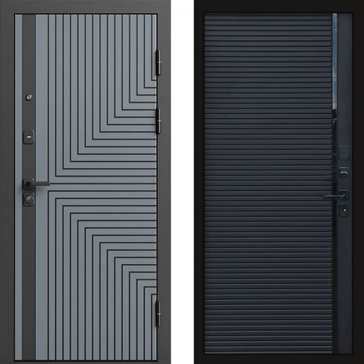 Входная дверь Termo-door Квантум Грей - Porte black