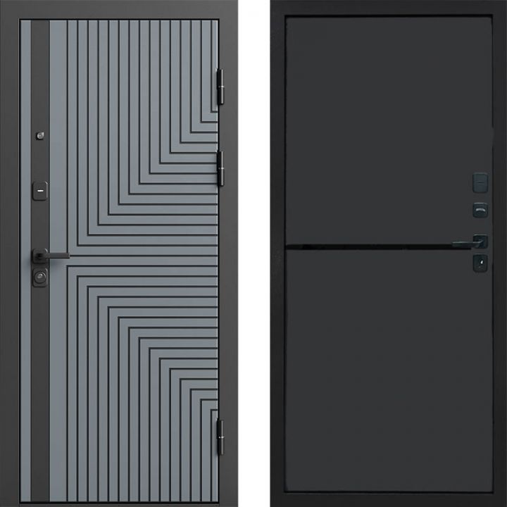 Входная дверь Termo-door Квантум Грей - Нео Графит