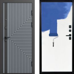 Входная дверь Termo-door Квантум Грей - Грунт под покраску