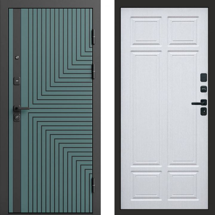 Входная дверь Termo-door Квантум velutto verde - Лиственница премиум