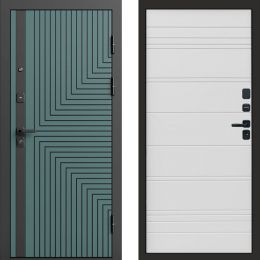 Входная дверь Termo-door Квантум velutto verde - White Line