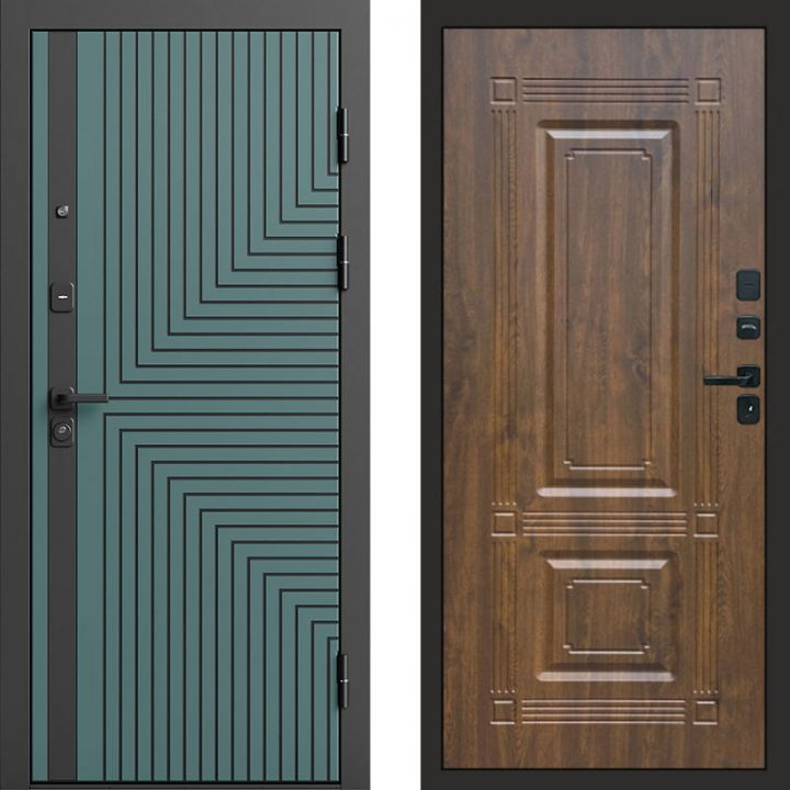 Входная дверь Termo-door Квантум velutto verde - Мадрид Дуб