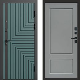 Входная дверь Termo-door Квантум velutto verde - Марсель Грей софт