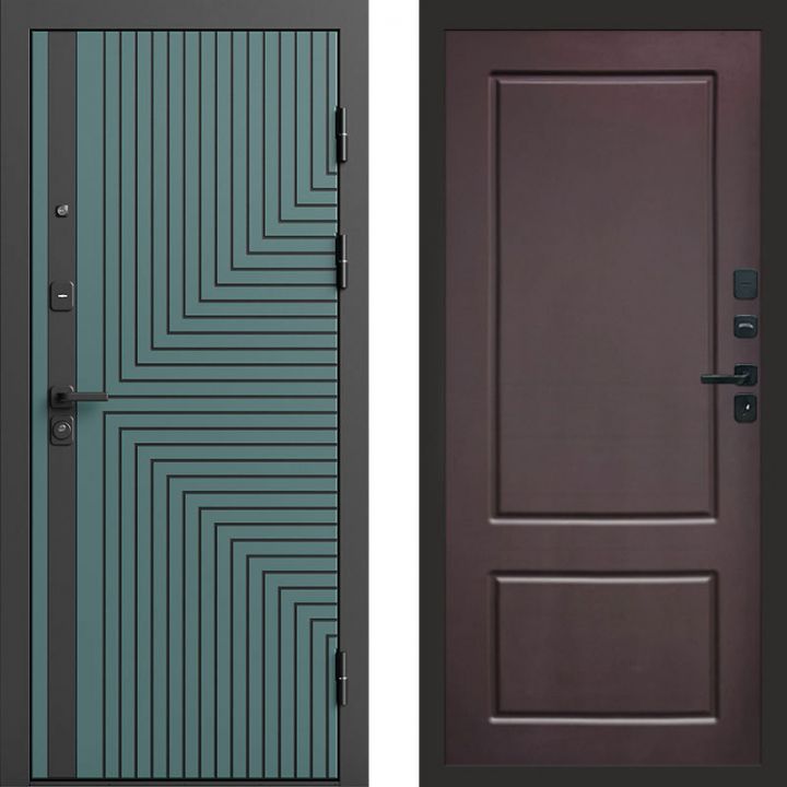 Входная дверь Termo-door Квантум velutto verde - Марсель Шоколад