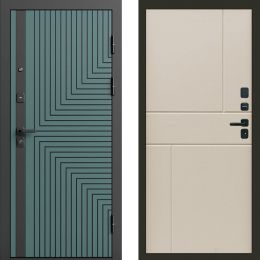 Входная дверь Termo-door Квантум velutto verde - Горизонт Слоновая кость